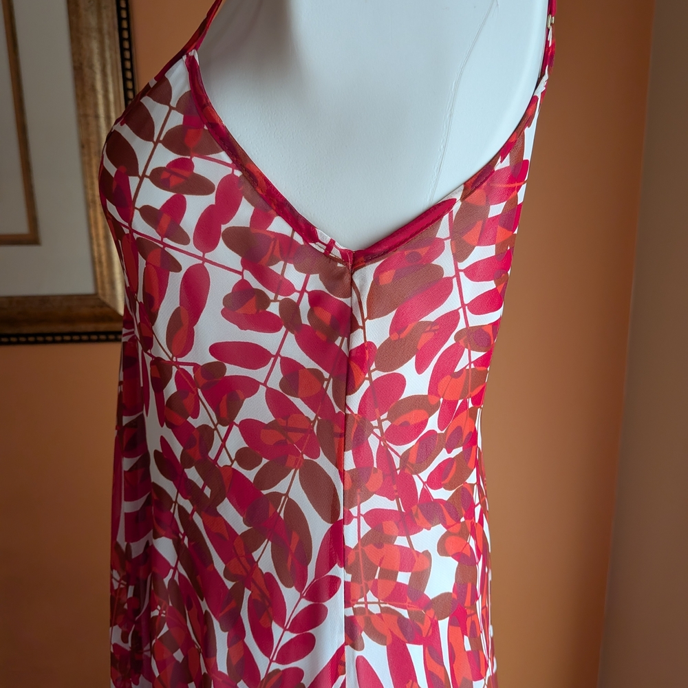 Taylor Dress Asymmetrical Hem Maxi Dress Size 8 Bright Color - Picture 7 of 14